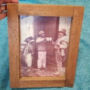 Rustic Mexican Revolution Wood Framed Photo